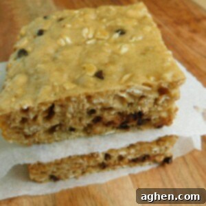Chewy Chocolate Chip Oatmeal Bars 2 Chocolate Chip Oatmeal Bars ready to eat
