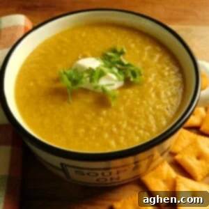 bowl of chickpea and cauliflower soup