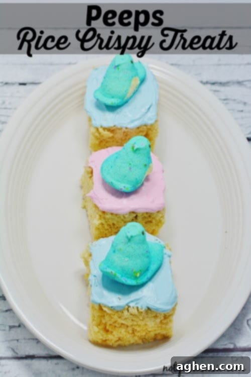 Peeps Rice Krispies Treats.