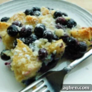 A delicious blueberry breakfast bake, perfect for a healthy and sweet start to your day