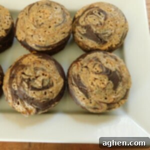 Wholesome Chocolate Peanut Butter Delights 2 Healthy Chocolate Peanut Butter Muffins Recipe Card Image