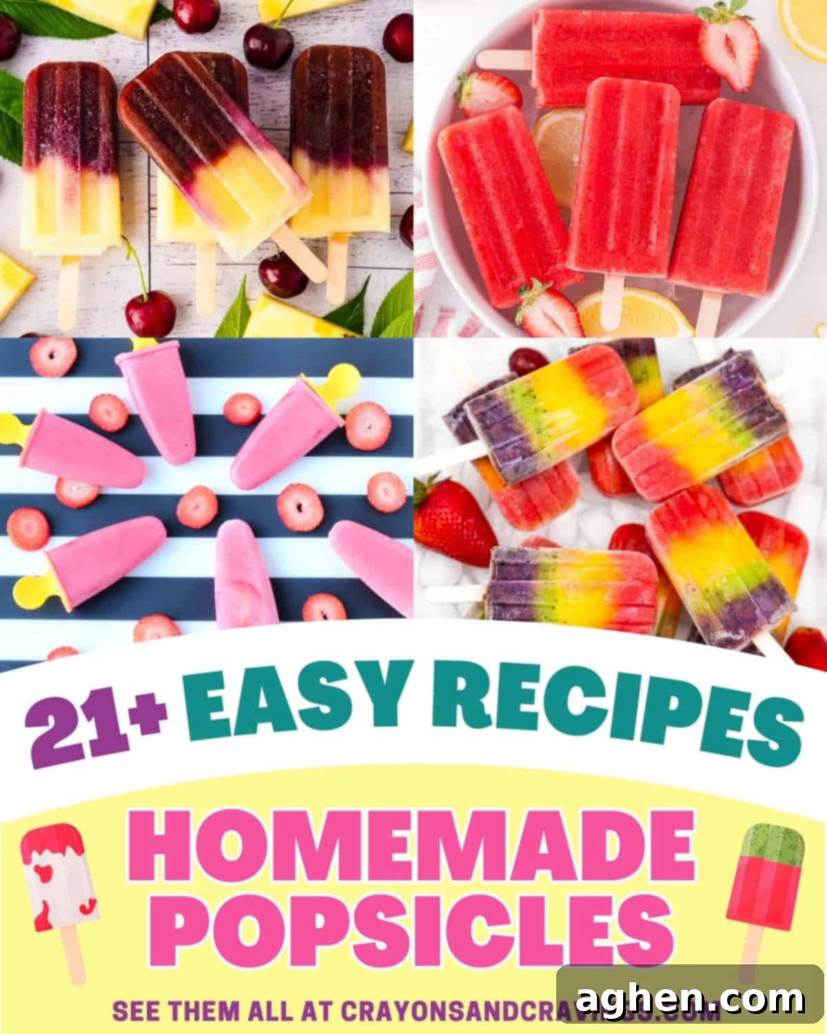 Homemade Popsicles: 21+ Easy Recipes.
