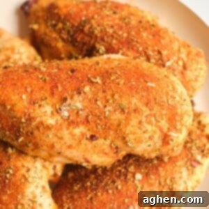Sweet and spicy baked chicken ready for serving.
