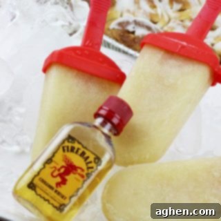 Fireball Cinnamon Roll Booze Pops 5 Fireball Whiskey Cinnamon Roll Boozy Ice Pop