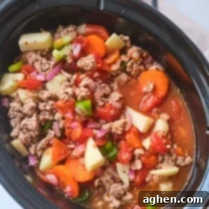 Hearty Turkey Stew 2 Turkey stew in crockpot