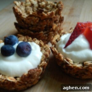 Baked Banana Oatmeal Yogurt Cup