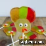 Turkey Lollipops completed and ready to share