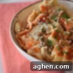 Savory Mushroom Ragu 6 This hearty, homemade Mushroom Bolognese is easy to make and pairs well with ravioli, gnocchi, or any other pasta that your heart desires.