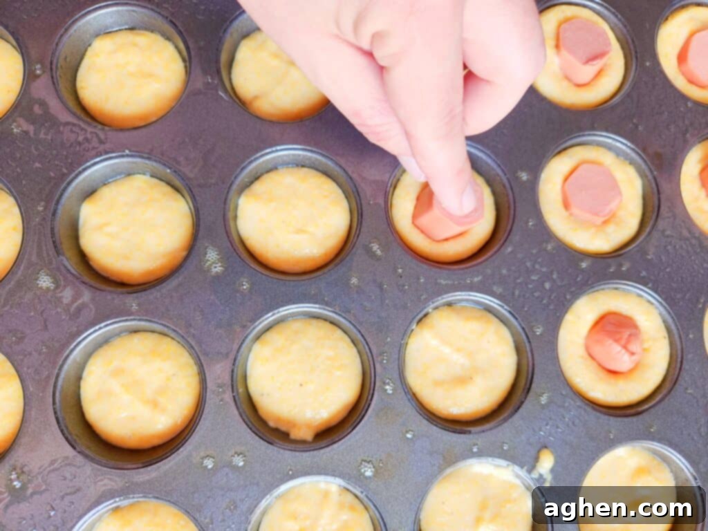 Ingredients for corndog muffins