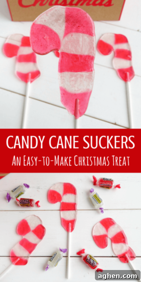 Candy Cane Suckers: An Easy-to-Make Christmas Treat.