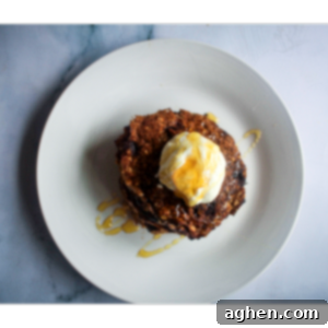 Weight Watchers friendly banana pancake with berries