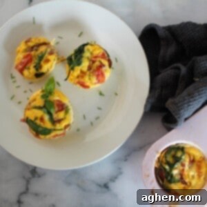 weight watchers friendly egg bites on plate