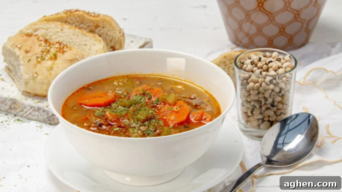 Scrumptious & Smart: 100 Weight Watchers Recipes 11 black eyed pea soup