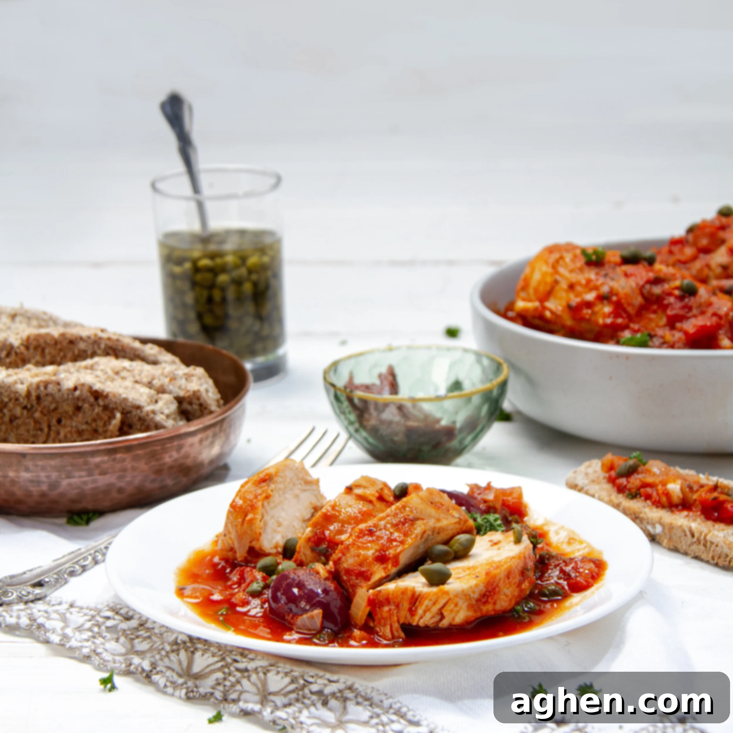 Scrumptious & Smart: 100 Weight Watchers Recipes 3 chicken puttanesca