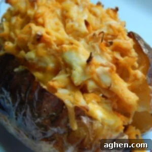 chicken stuffed baked potato