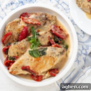 Marry Me Chicken 2 Weight Watchers Friendly Marry Me Chicken on White Plate