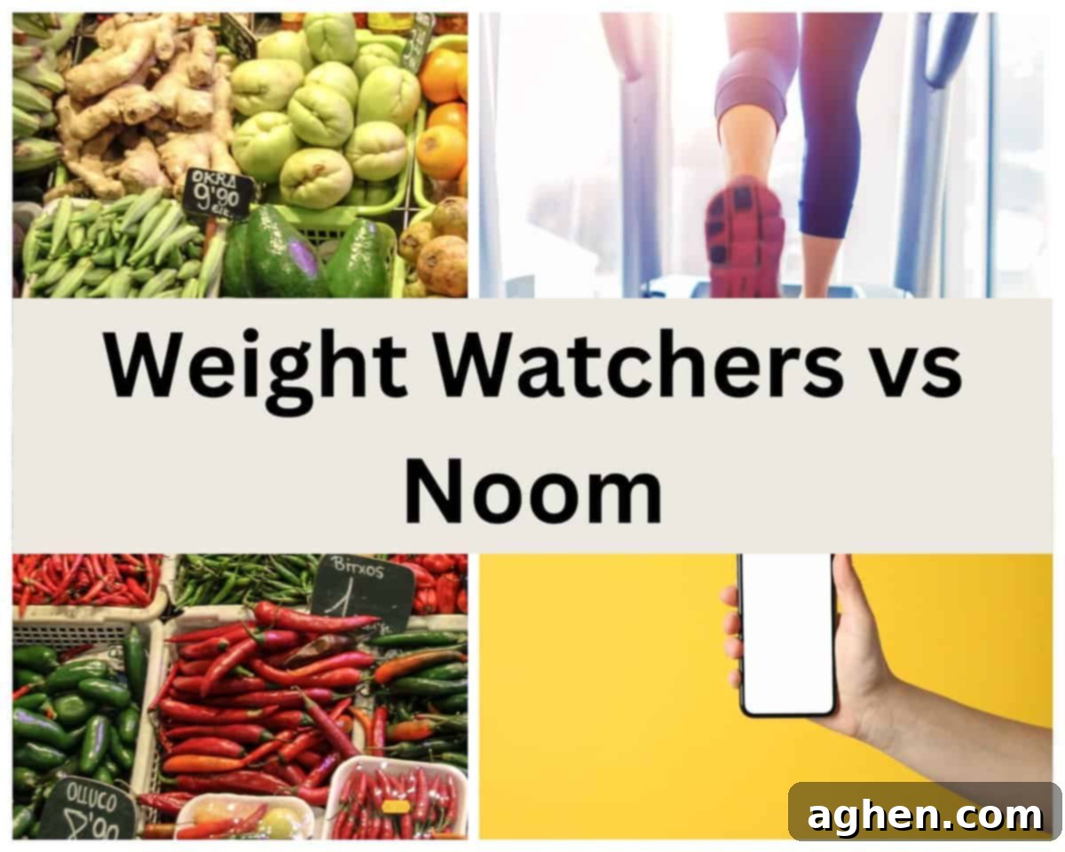 woman running on treadmill, next to fruit and vegetables