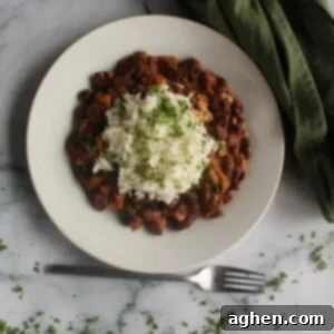 Homemade Popeyes Red Beans and Rice 3 bowl of red beans and rice