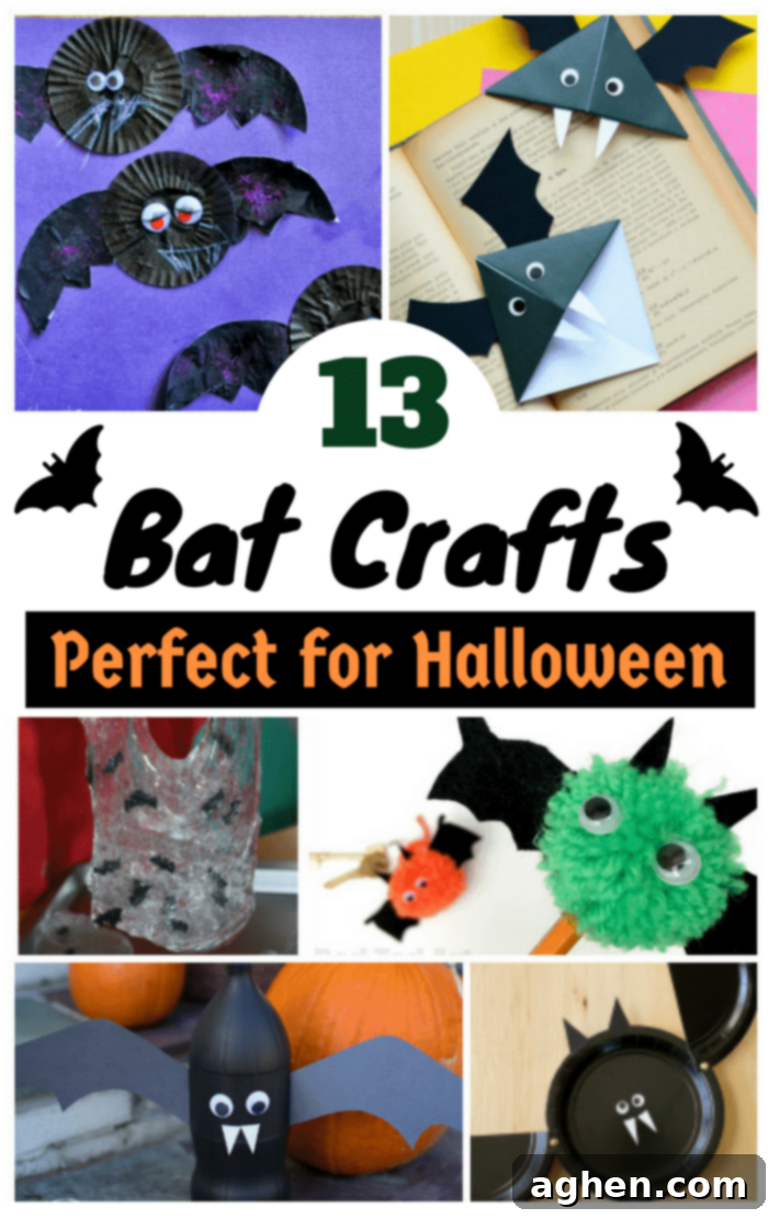 14 Bat Crafts Perfect for Halloween.