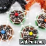 Learn to make delightful Halloween spider web cupcakes with chocolate spiders following this easy recipe tutorial.