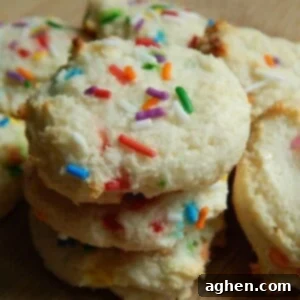 Birthday Cake Cookies 3 low calorie funfetti cake cookies