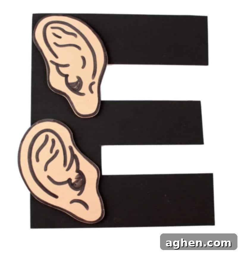 This vibrant Letter E craft, complete with a free printable, is a cherished part of our 'Letter of the Week' series, specially designed to foster essential letter recognition skills in toddlers and preschoolers through playful learning.