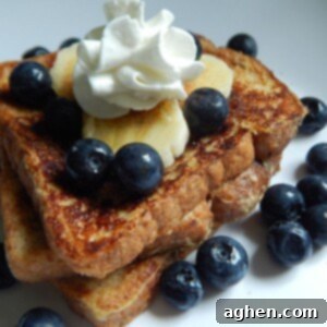 Golden Cinnamon Banana French Toast 2 Close-up of golden brown banana French toast