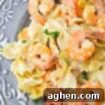 This delicious and simple instant pot shrimp scampi recipe takes minutes to make and can be served over pasta or rice for a quick and tasty dinner.