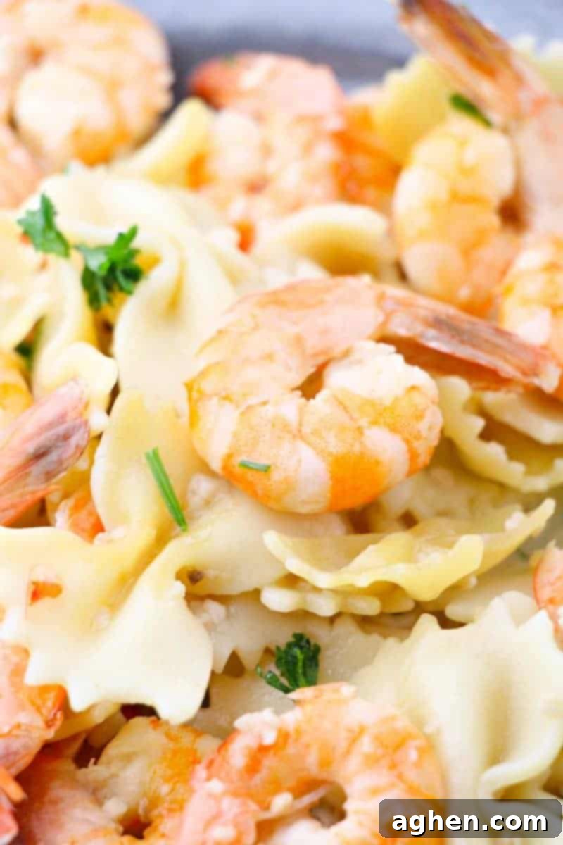 This delicious and simple instant pot shrimp scampi recipe takes minutes to make and can be served over pasta or rice for a quick and tasty dinner.