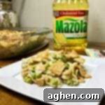 A small square image of the healthy tuna pasta casserole.
