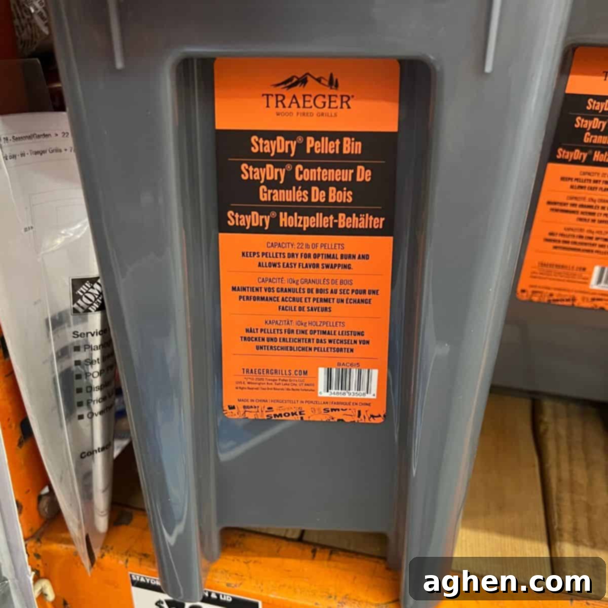 Traeger StayDry Pellet Bin