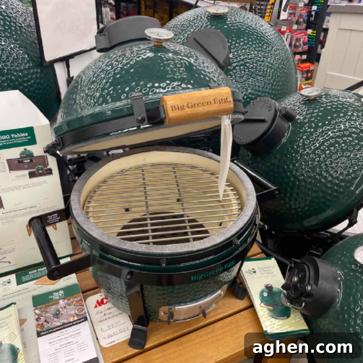 10 Big Green Egg Tailgating Sırrı ile Oyun Gününe Damga Vurun 3 big green egg minimax on showroom floor