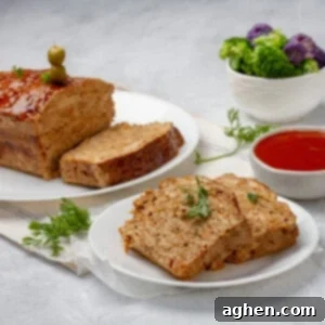 Easy Guilt-Free Turkey Meatloaf 7 Lightened-up turkey meatloaf with a sugar-free tomato glaze.