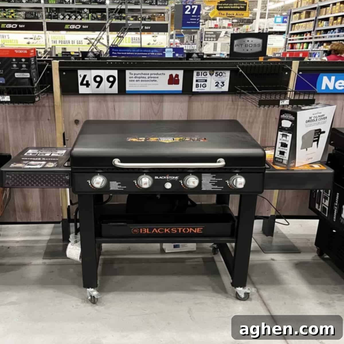 11 Blackstone Blunders That Will Wreck Your Cookout 2 front of blackstone griddle on showroom floor