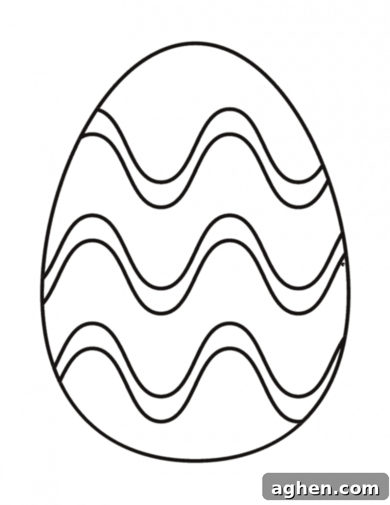 Download and print out this Easter egg coloring page printable free printable for the classroom or as a fun Easter activity at home.