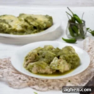 Simple yet satisfying salsa verde chicken.