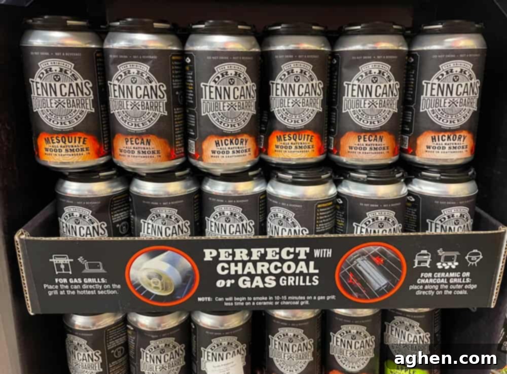 Big Green Egg: Unlock the Secret to Perfect Smoky Flavor 3 canned wood smoke on display