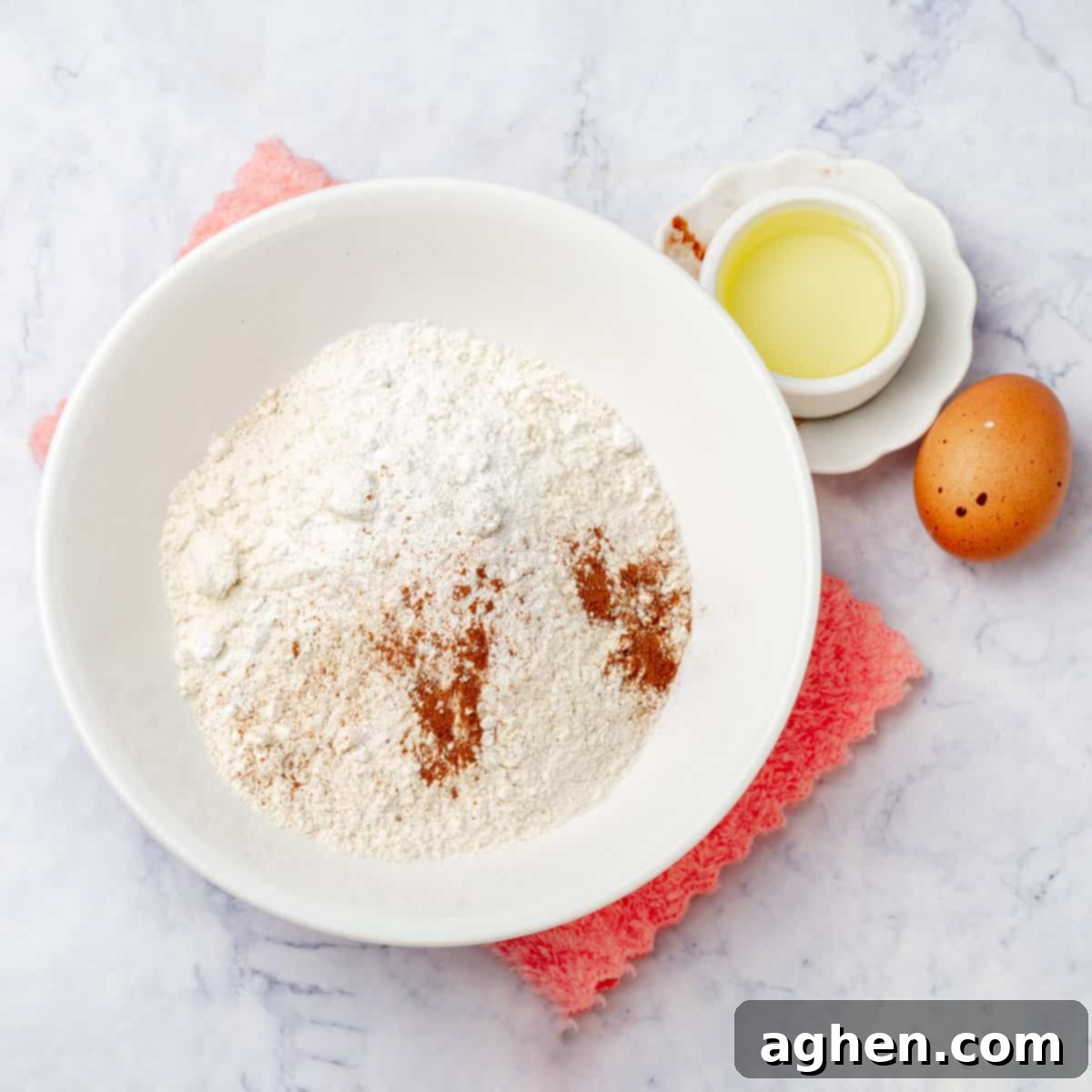 Guilt-Free Weight Watchers Apple Muffins 4 Mix the dry ingredients in abowl.