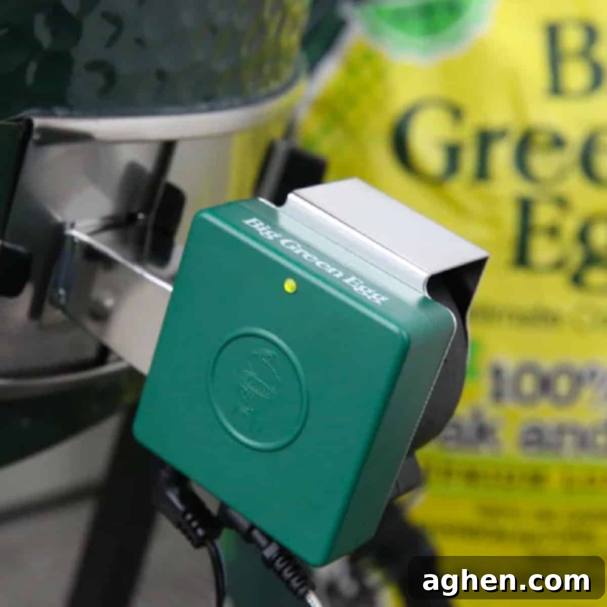 Your Top 5 Big Green Egg Questions, Answered 4 big green egg genius thermometer on grill