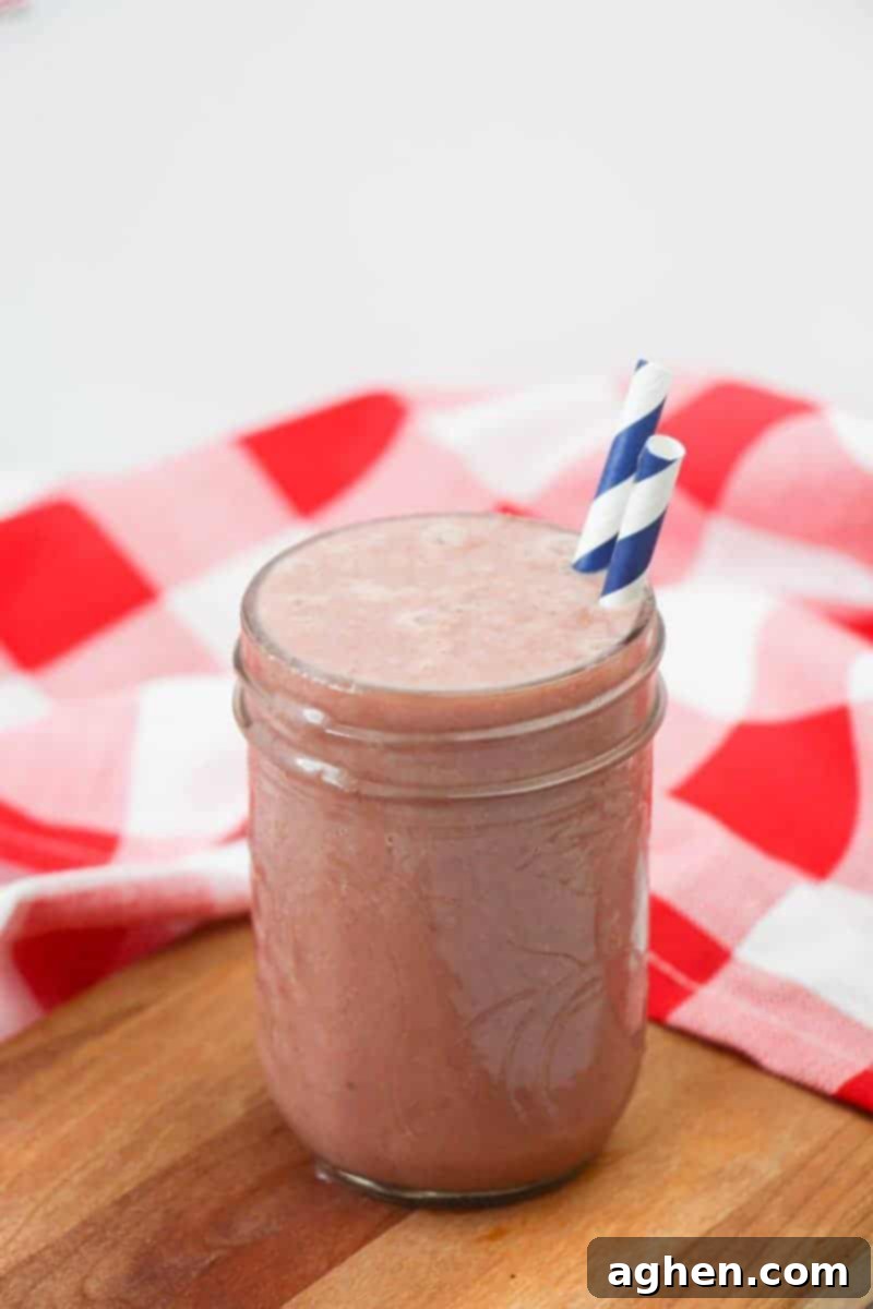Delicious Pineapple Cherry Smoothie, a Healthy Breakfast or Snack