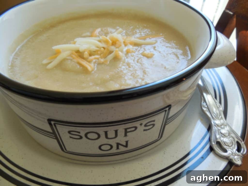 Cozy Autumn Eats: 13 Weight Watchers Crockpot Recipes for Chilly Days 13 cauliflower soup in white bowl