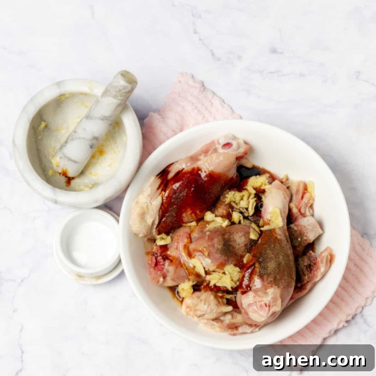 Experience the Authentic Filipino Chicken Adobo 4 Filipino Chicken Adobo Ingredients in a bowl
