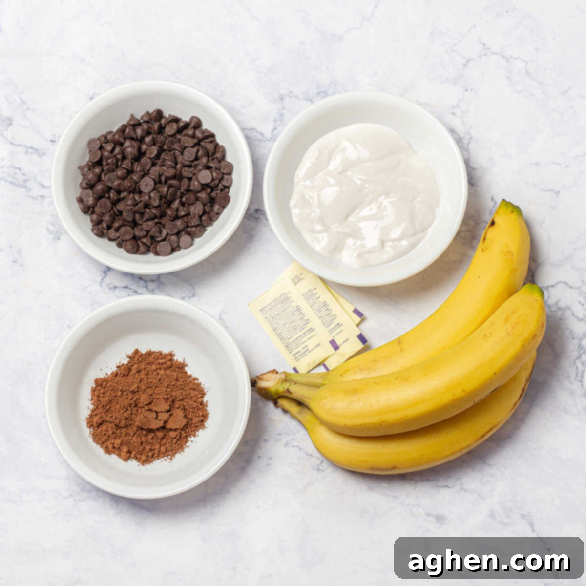 Chocolate Banana Ice Cream Ingredients