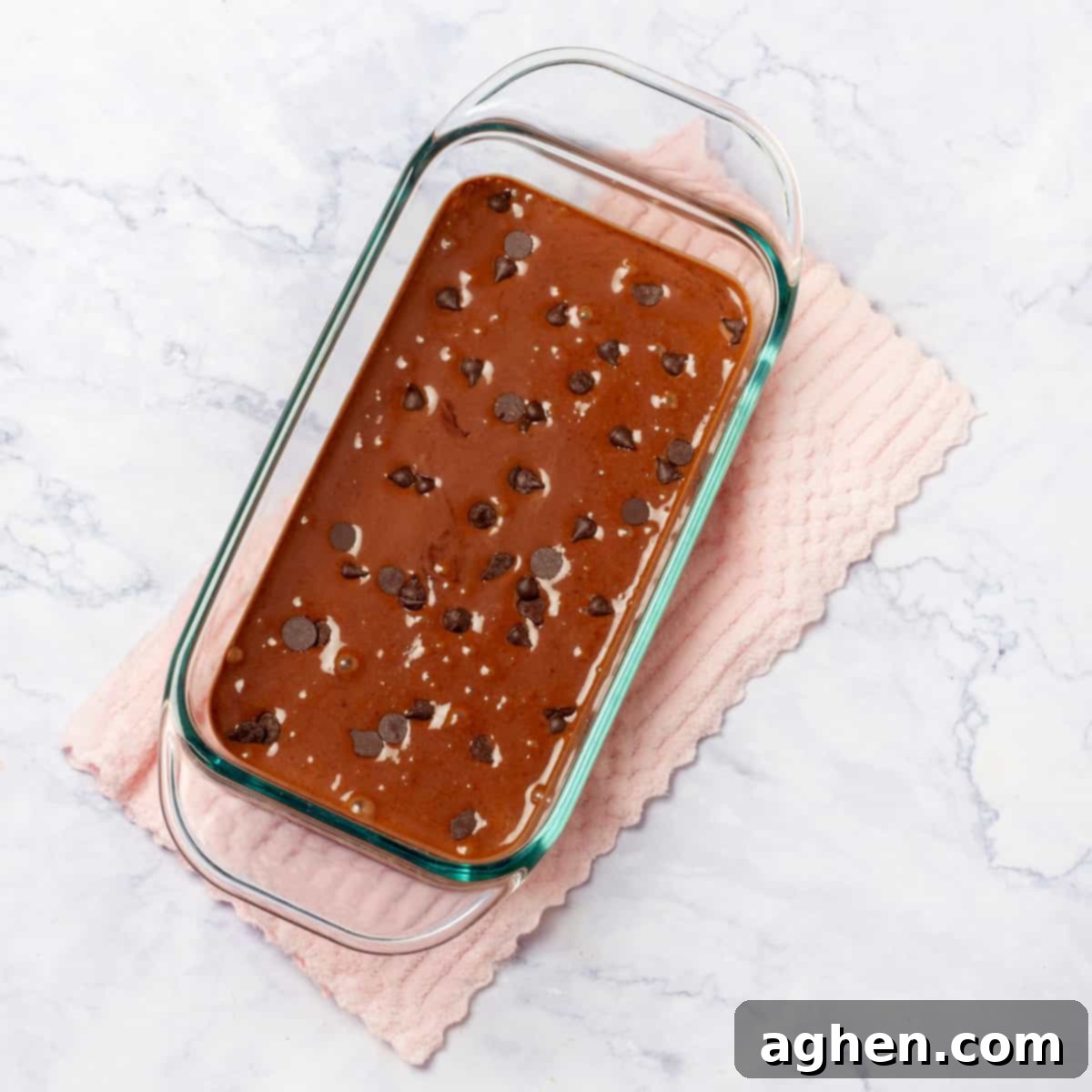 Chocolate Banana Ice Cream mixture into a freezer-safe container