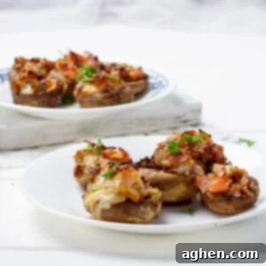 Guilt-Free Stuffed Mushrooms 8 Easy, delicious, and festive stuffed mushrooms.