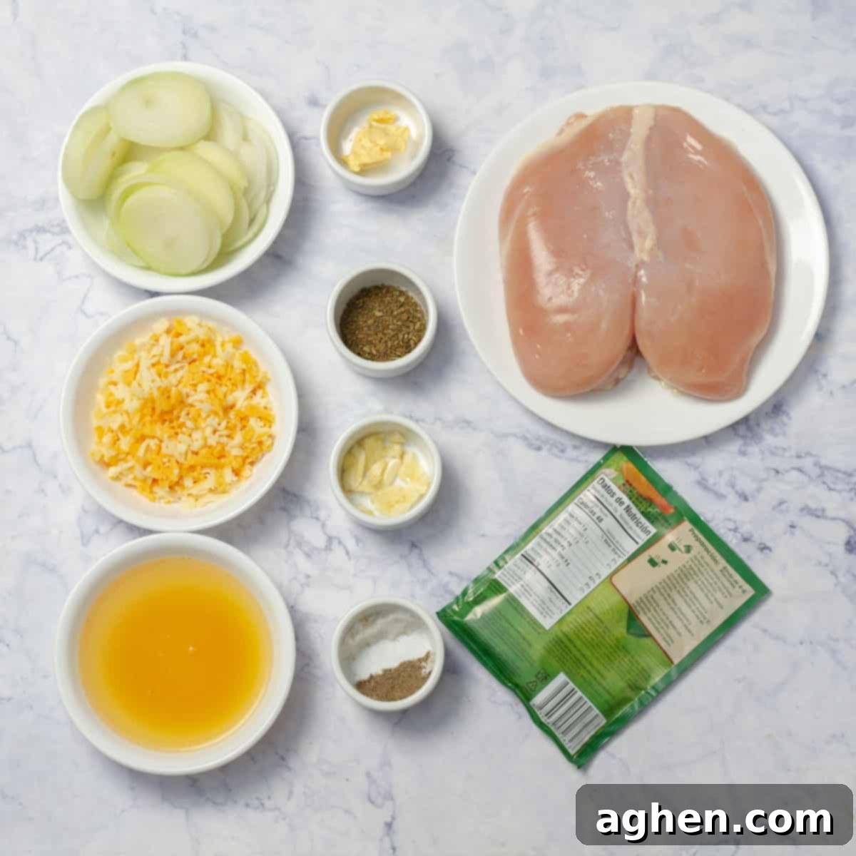 French Onion Chicken Casserole Ingredients