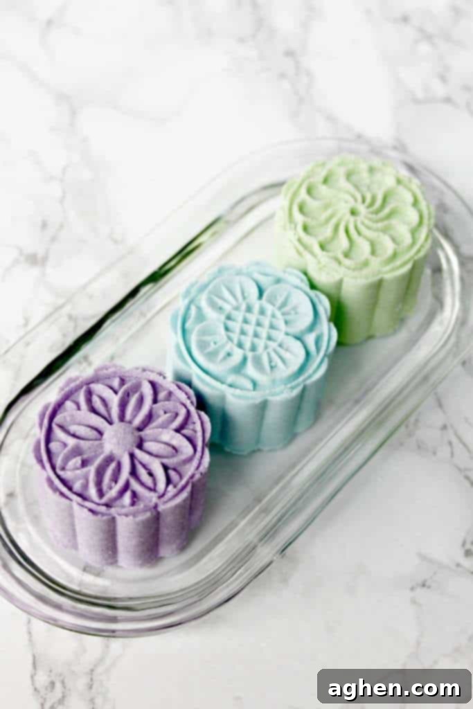 Step-by-step guide on how to make homemade bath bombs with a moon cake press for unique designs