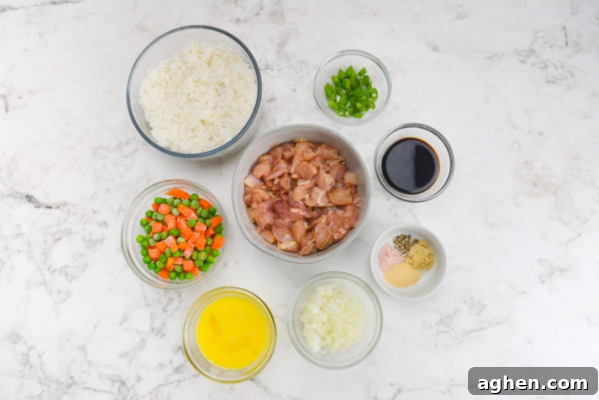 Ultimate Blackstone Chicken Fried Rice 3 blackstone chicken fried rice ingredients