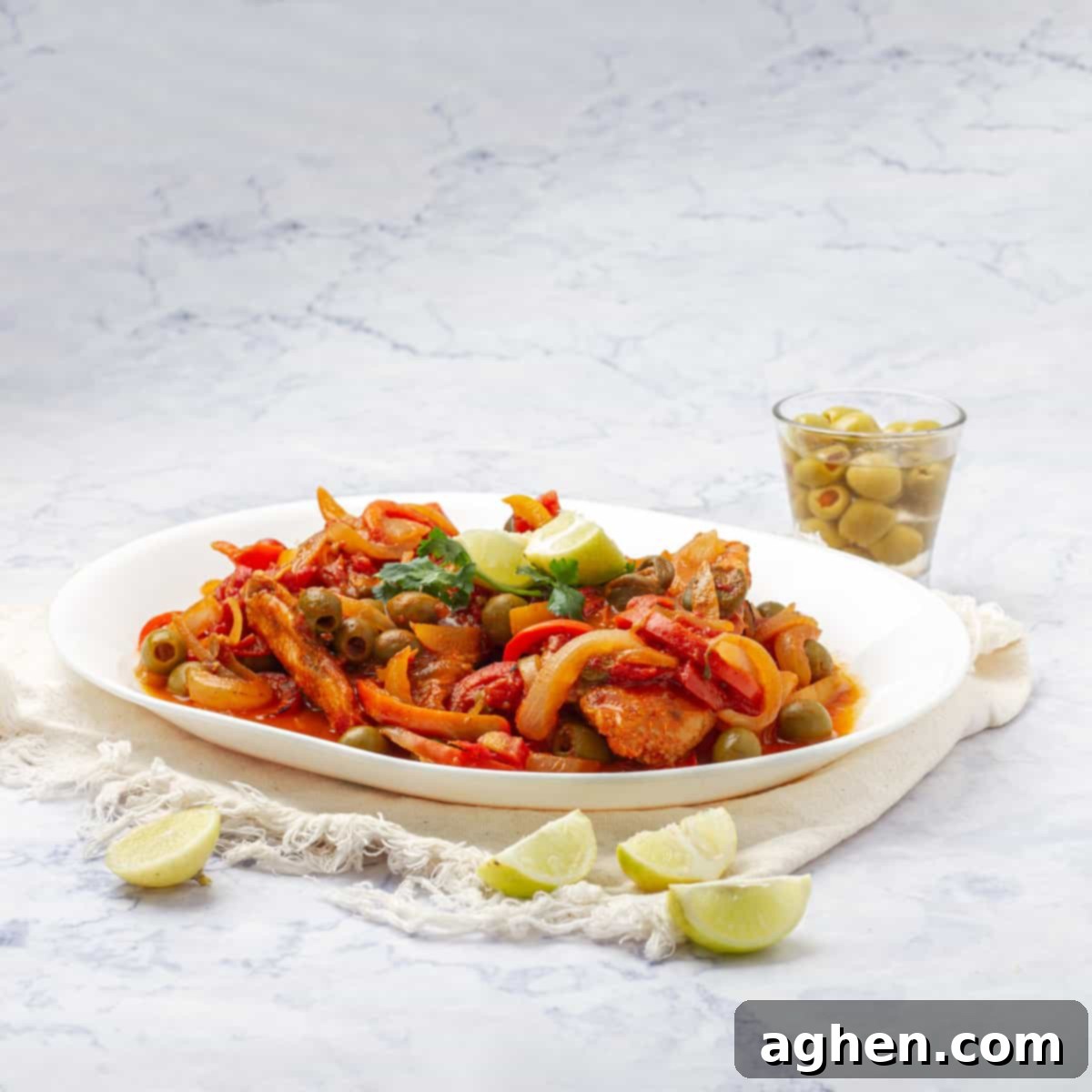 Veracruz-Style Fish platted