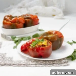 Instant Pot Stuffed Peppers Your Busy Weeknight Dream 9 Instant Pot Stuffed Pepper served in a plate
